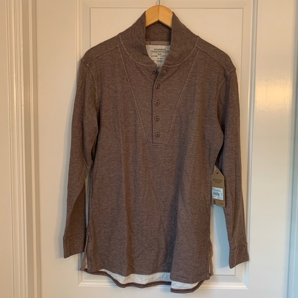 REI Co-op Wallace Lake Tunic Henley in Peppercorn - Picture 2 of 15